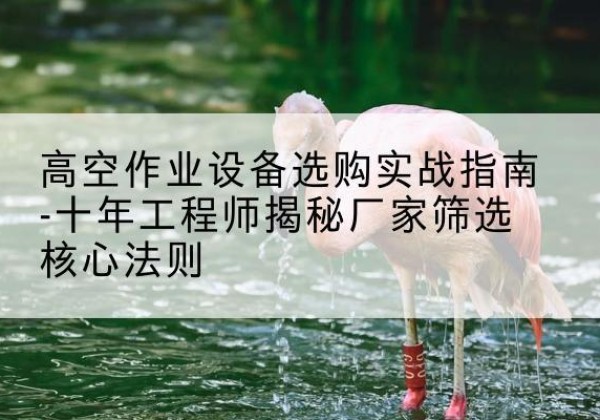 犍为剪叉式升降机厂家-高空作业设备选购实战指南-十年工程师揭秘厂家筛选核心法则